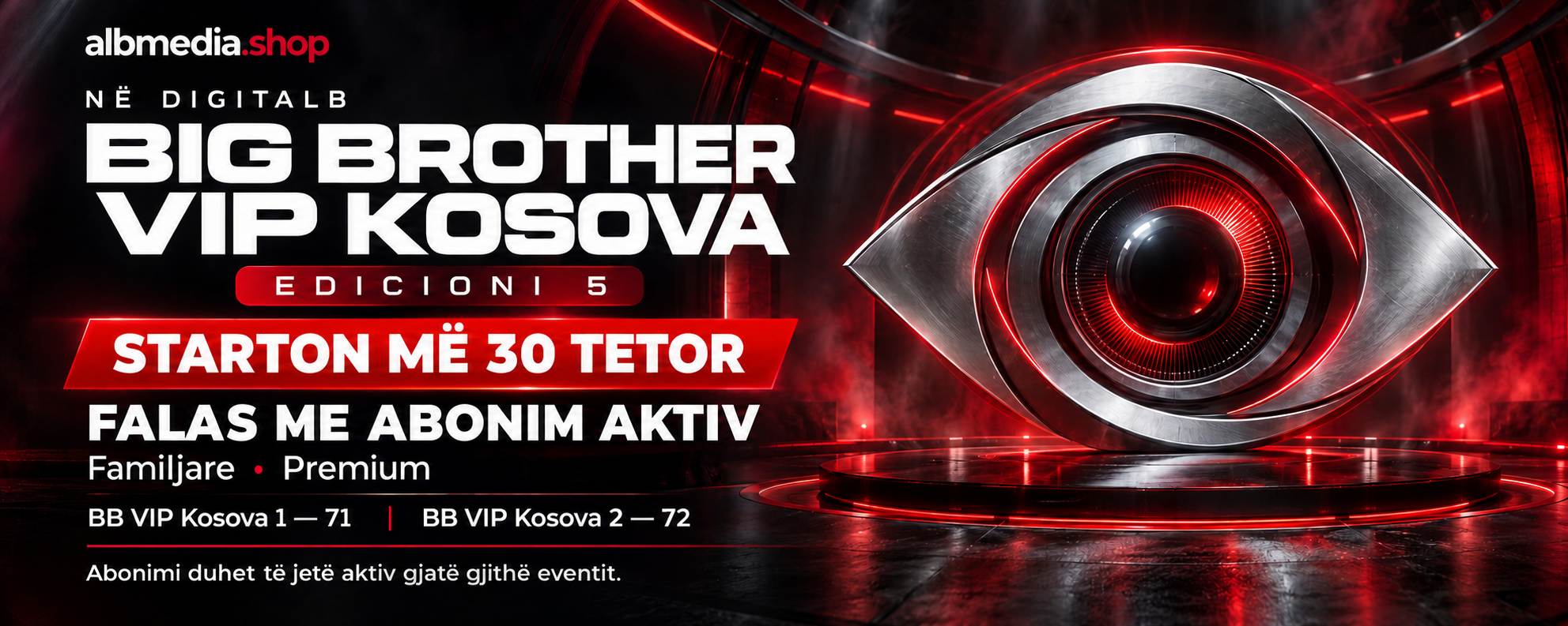 BB VIP Kosova 5 në DigitAlb: ku dhe si ta shikosh